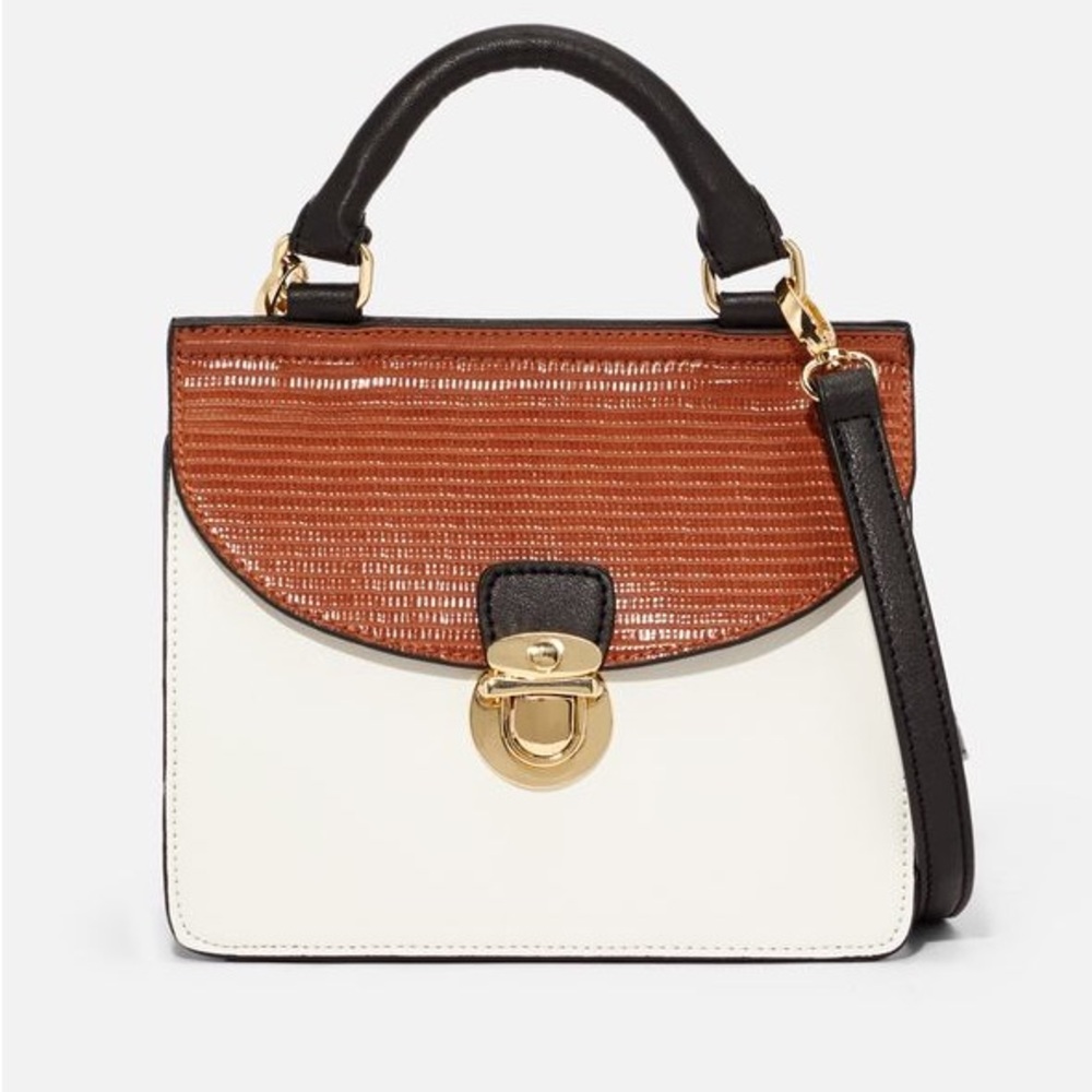 JustFab Small Crossbody/Top-Handle Bag – Good Condition